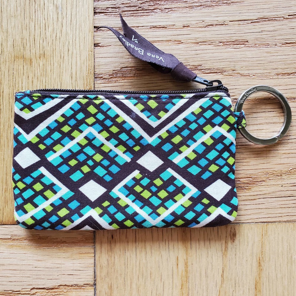 Vera Bradley Zip ID Case Rain Forest